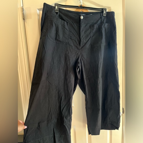 Maeve by Anthropologie Black Collete Womens Pants Size 24W - Picture 6 of 9